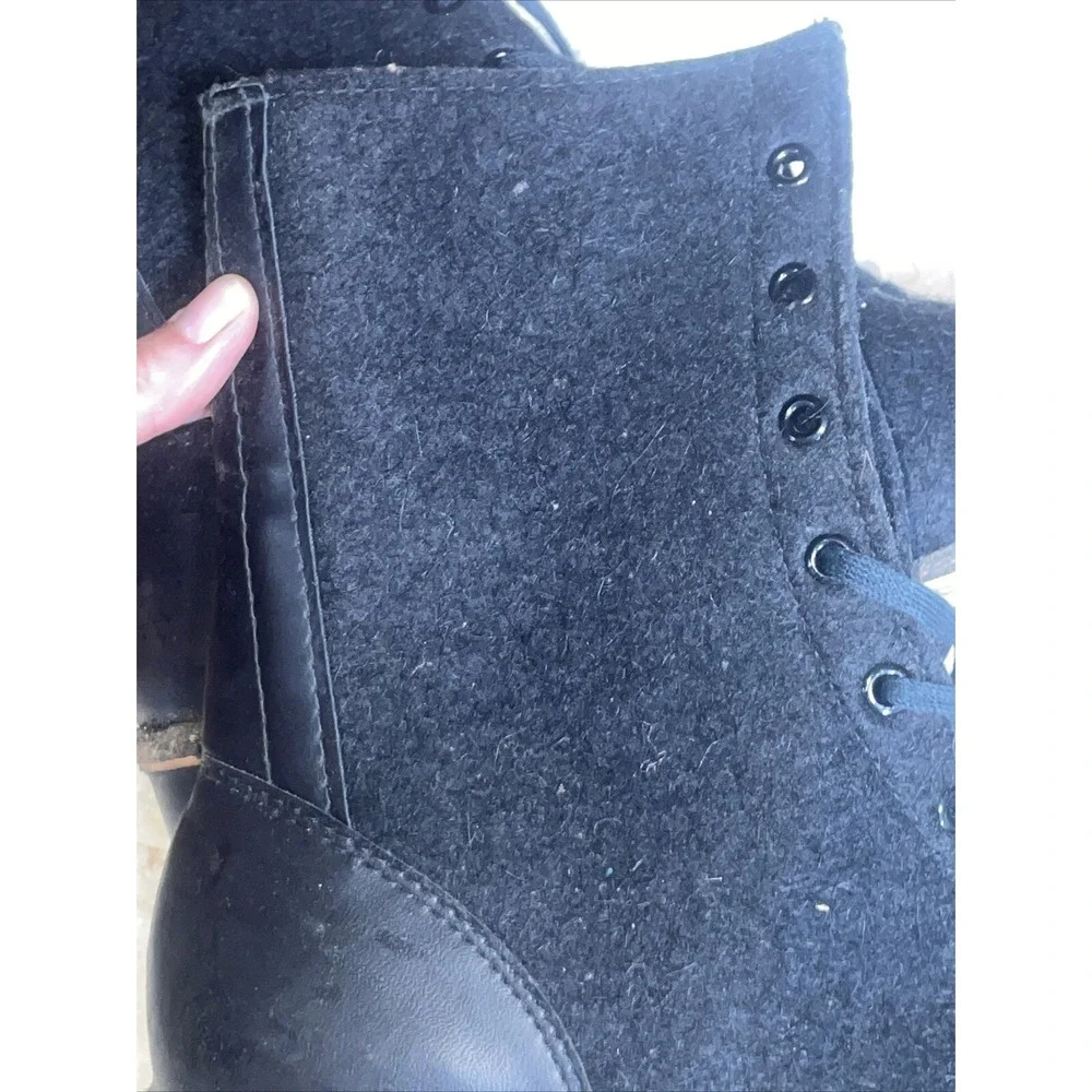 Vintage US Air Force Wool‎ Flight Aviation Flying Boots - BILTRIGHT-Duratex